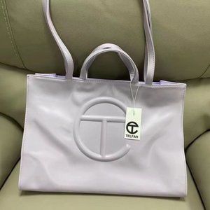 Telfar Medium Light Purple Shopping Bag